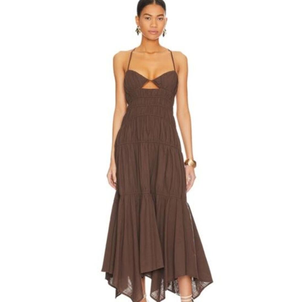 Sndys tahila dress in chocolate